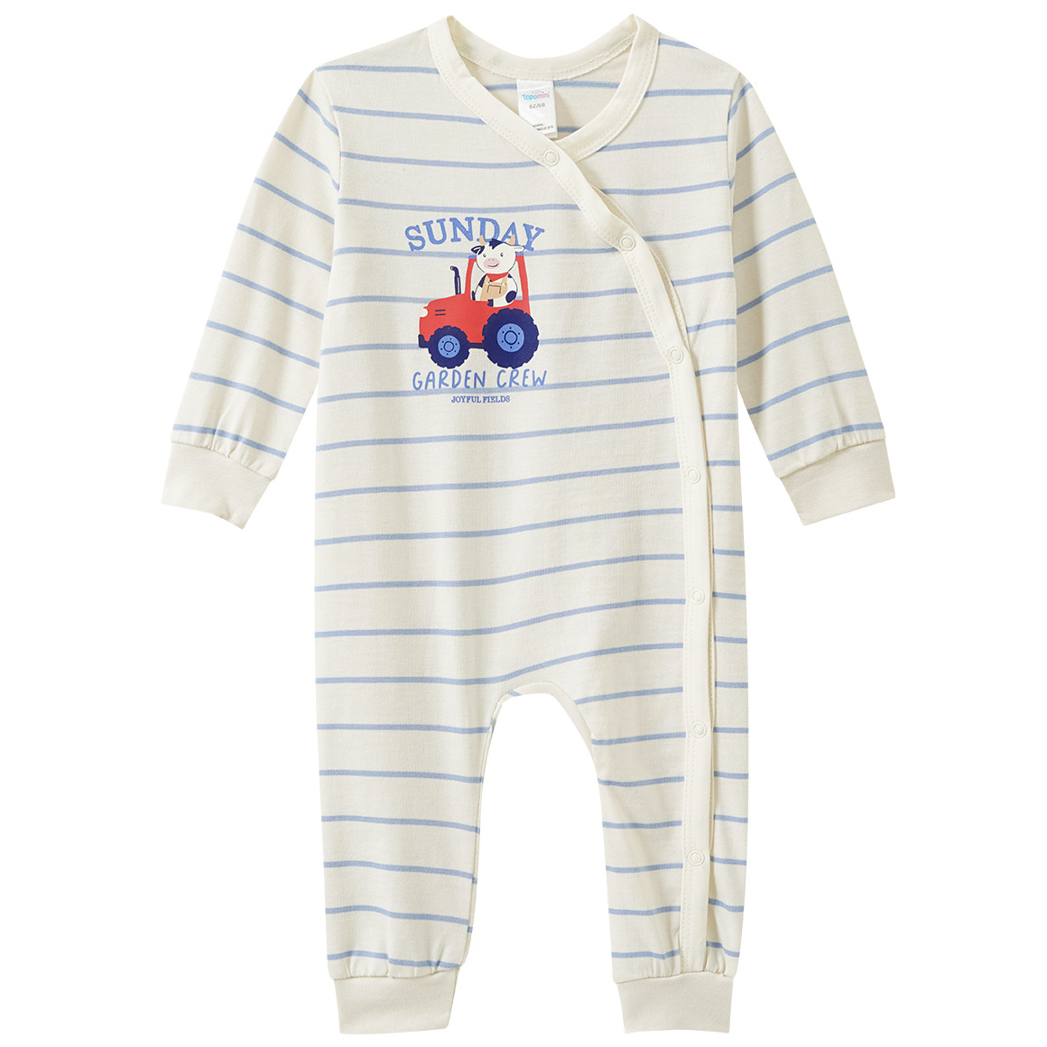 2 Baby Schlafanzüge aus Bio-Baumwolle