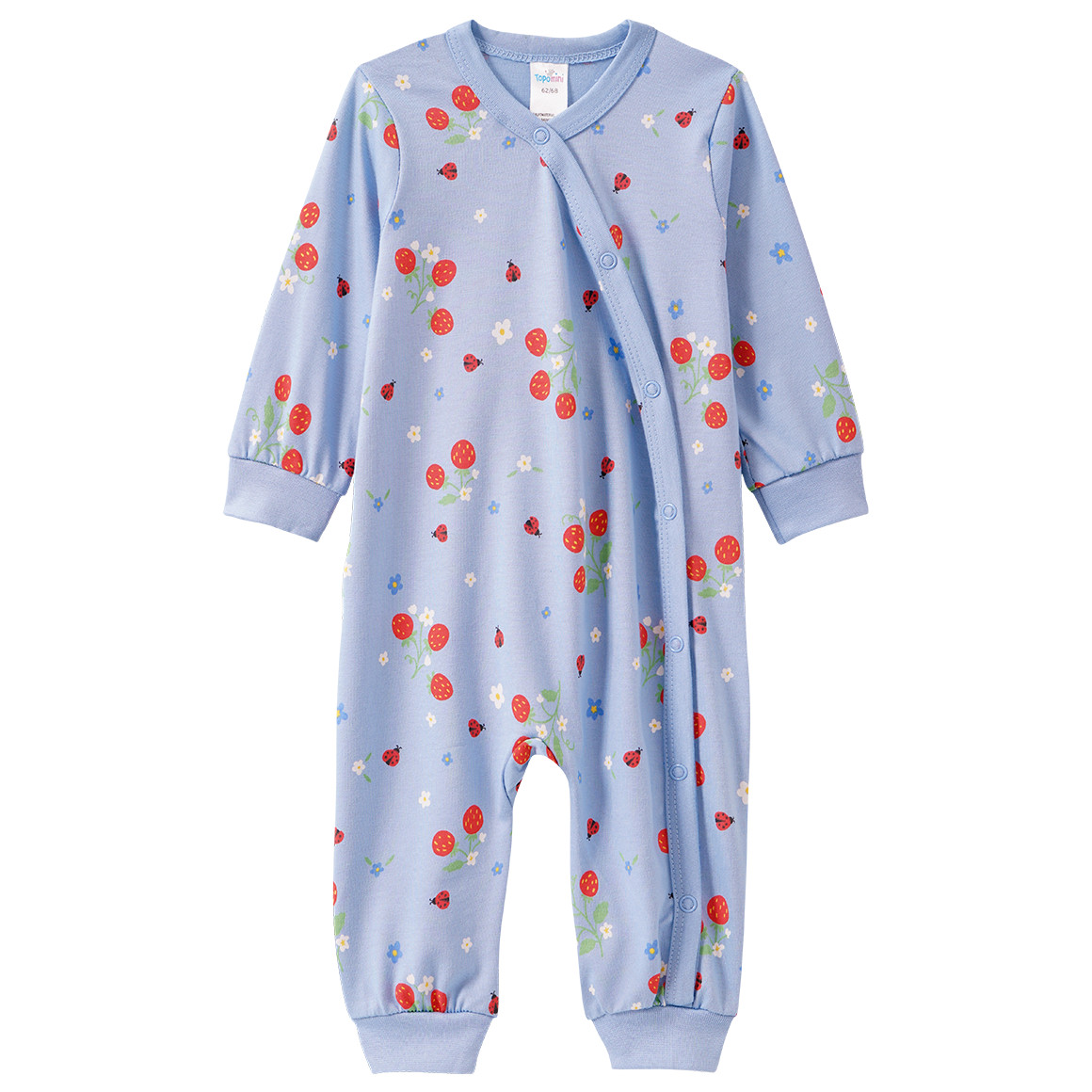 2 Baby Schlafanzüge aus Bio-Baumwolle