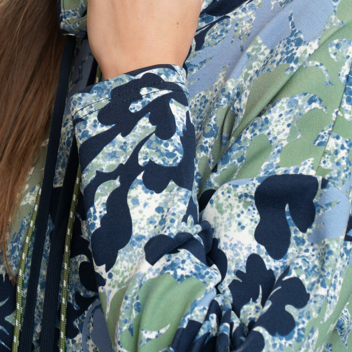 Damen Sweatshirt mit Stehkragen