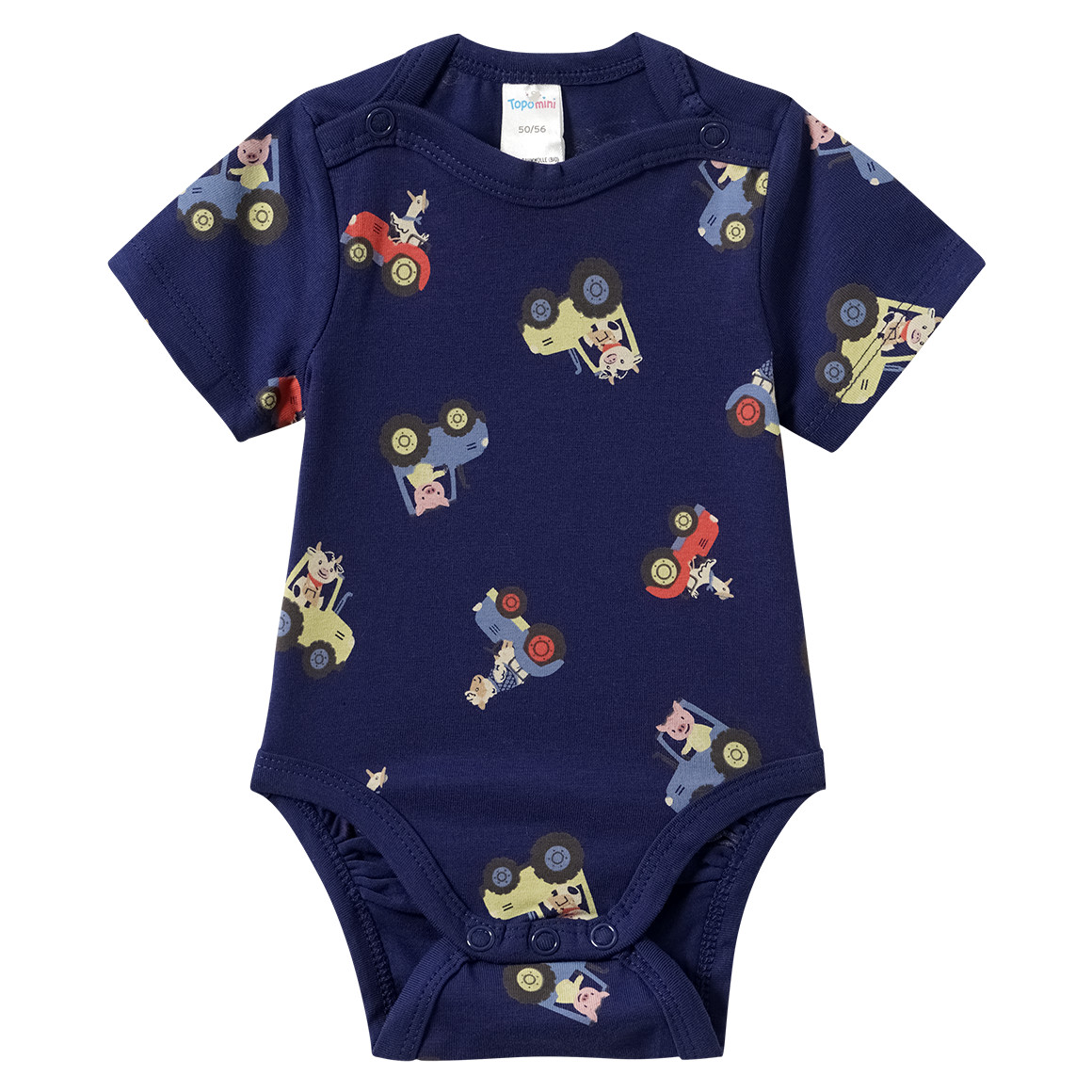 5 Baby Bodys in verschiedenen Dessins
