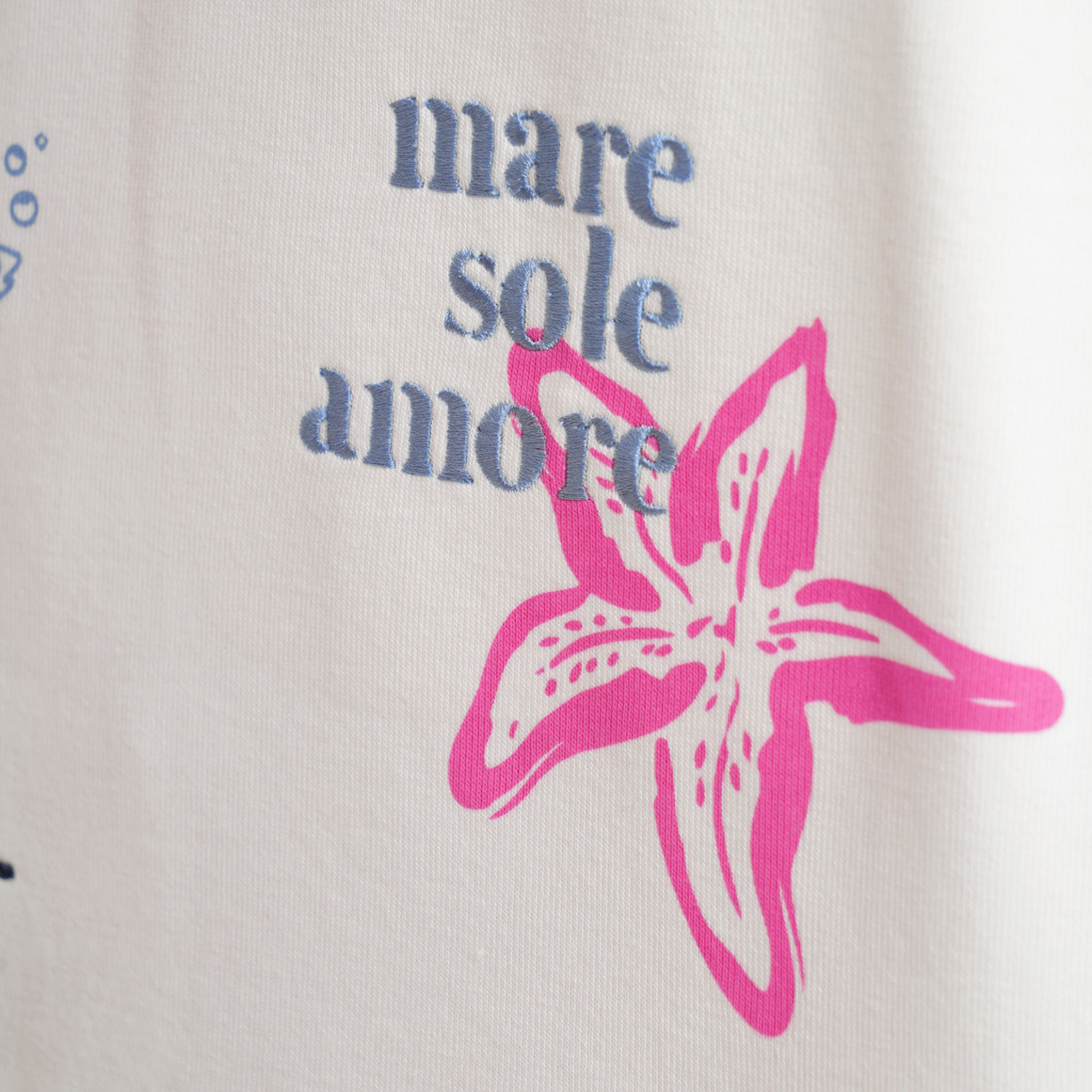 Damen Hoodie mit Print und Stickerei