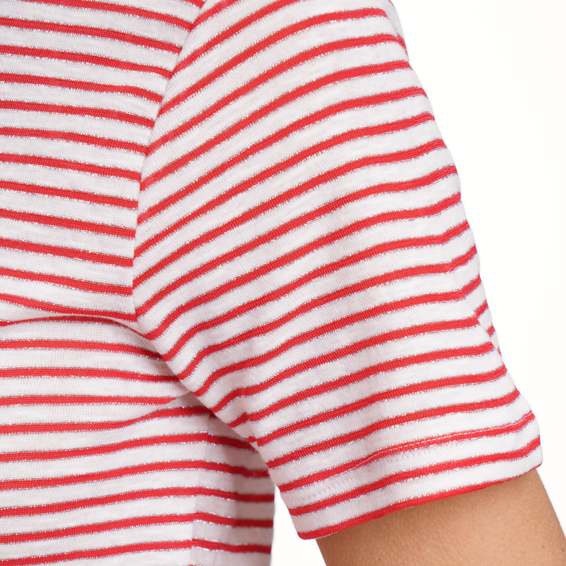 Damen T-Shirt mit Effektgarn