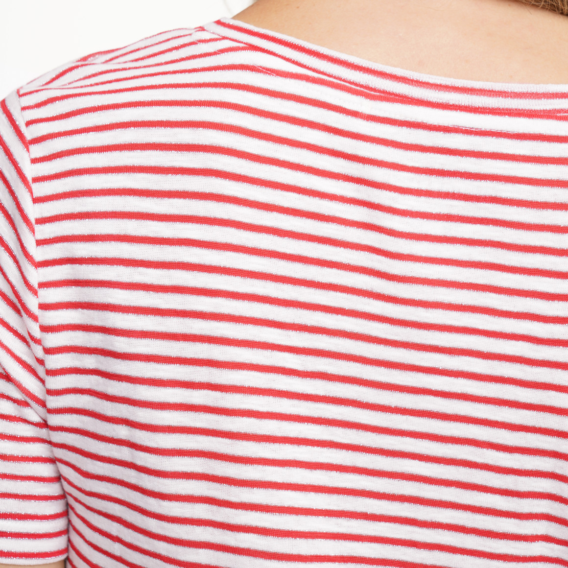 Damen T-Shirt mit Effektgarn