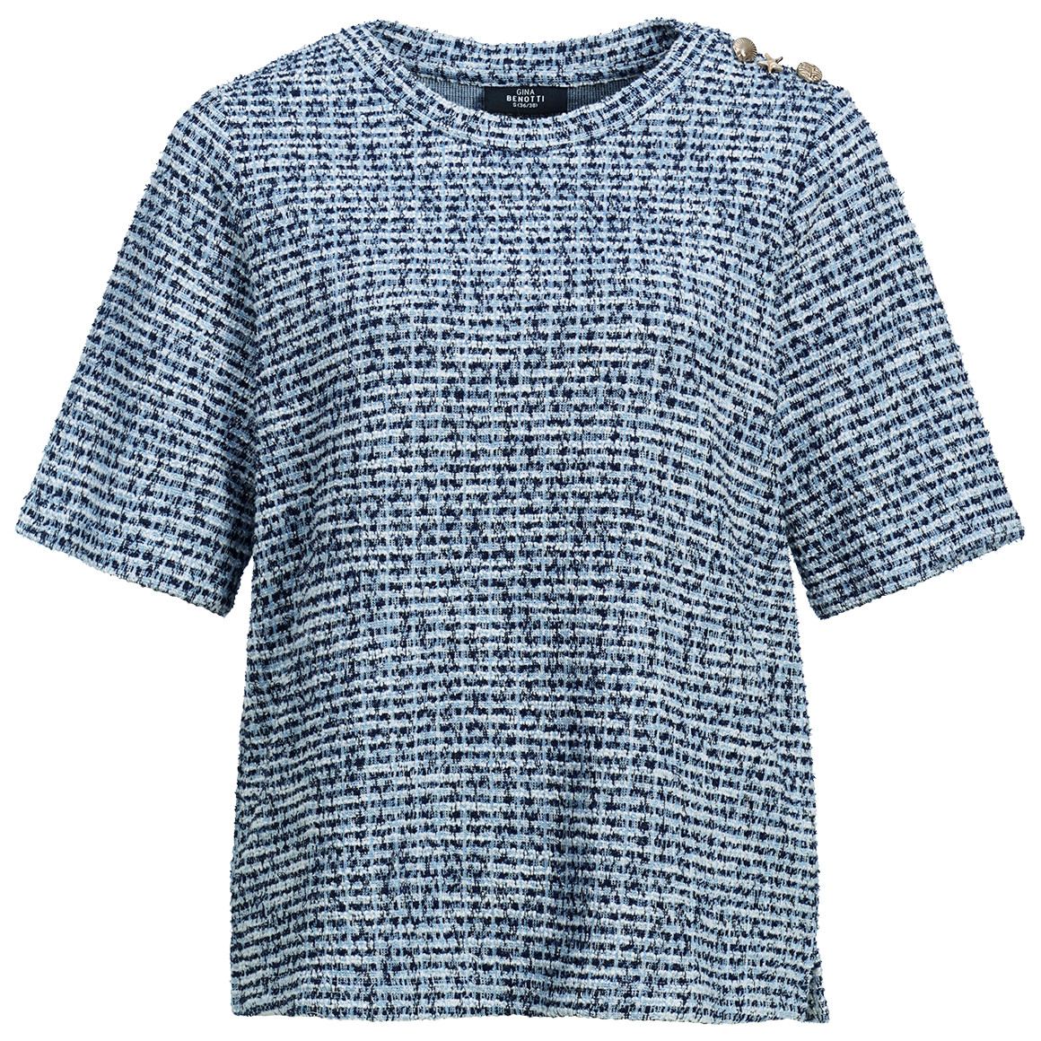 Damen Sweatshirt in Bouclé-Optik