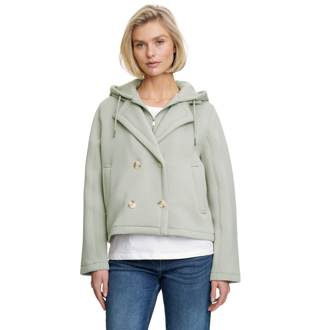 Damen Kurzjacke mit Kapuze