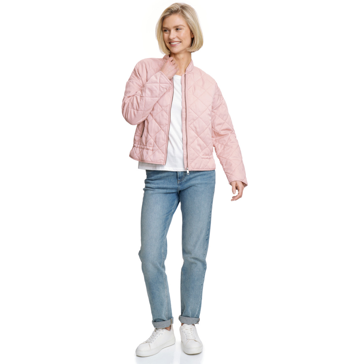 Damen Steppjacke in Blouson-Stil