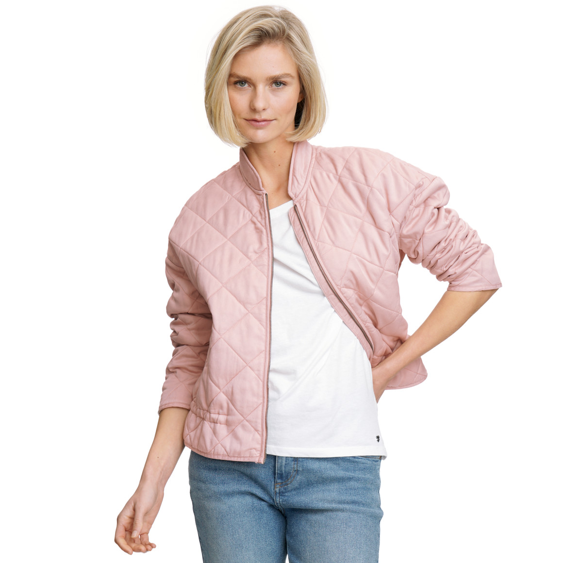Damen Steppjacke in Blouson-Stil