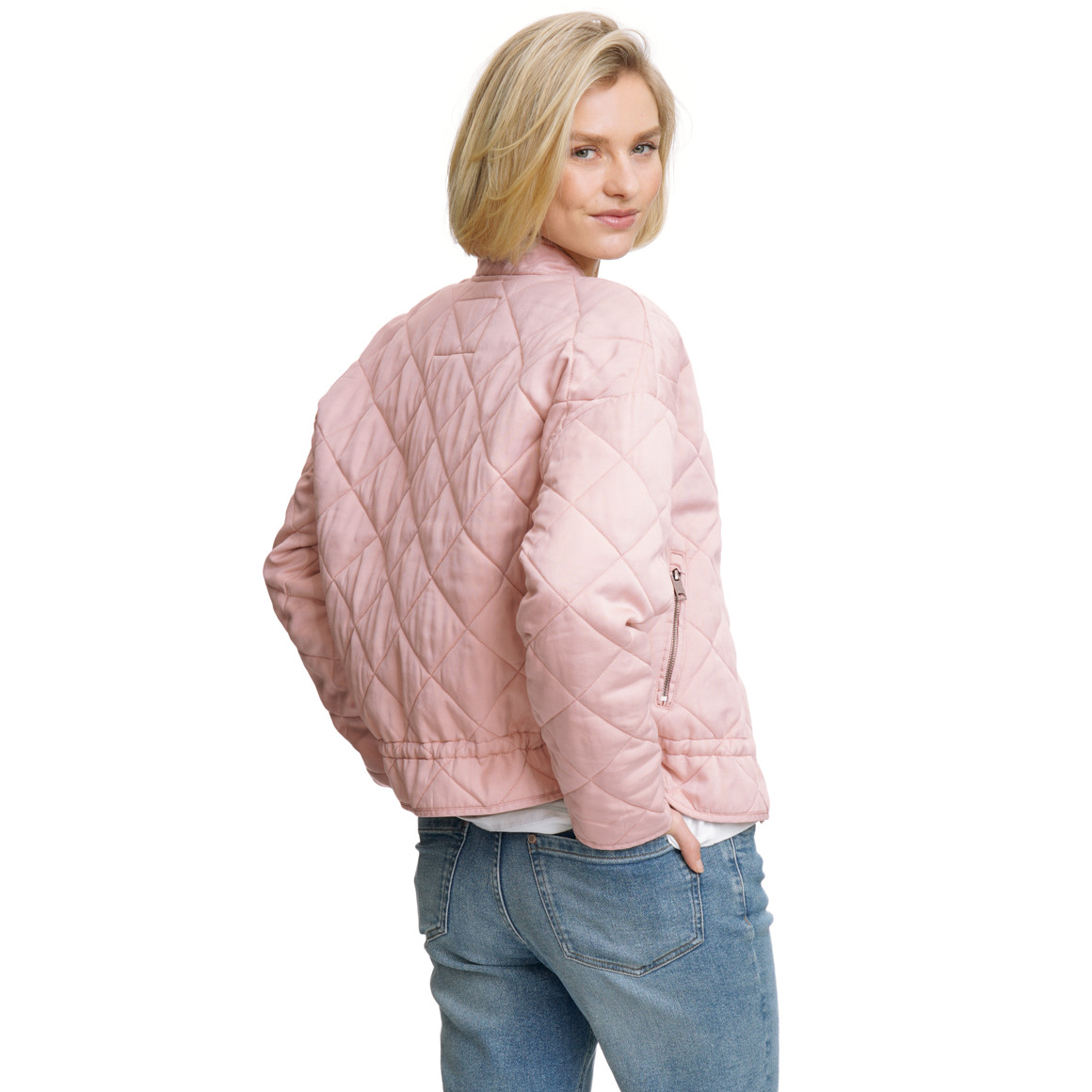 Damen Steppjacke in Blouson-Stil