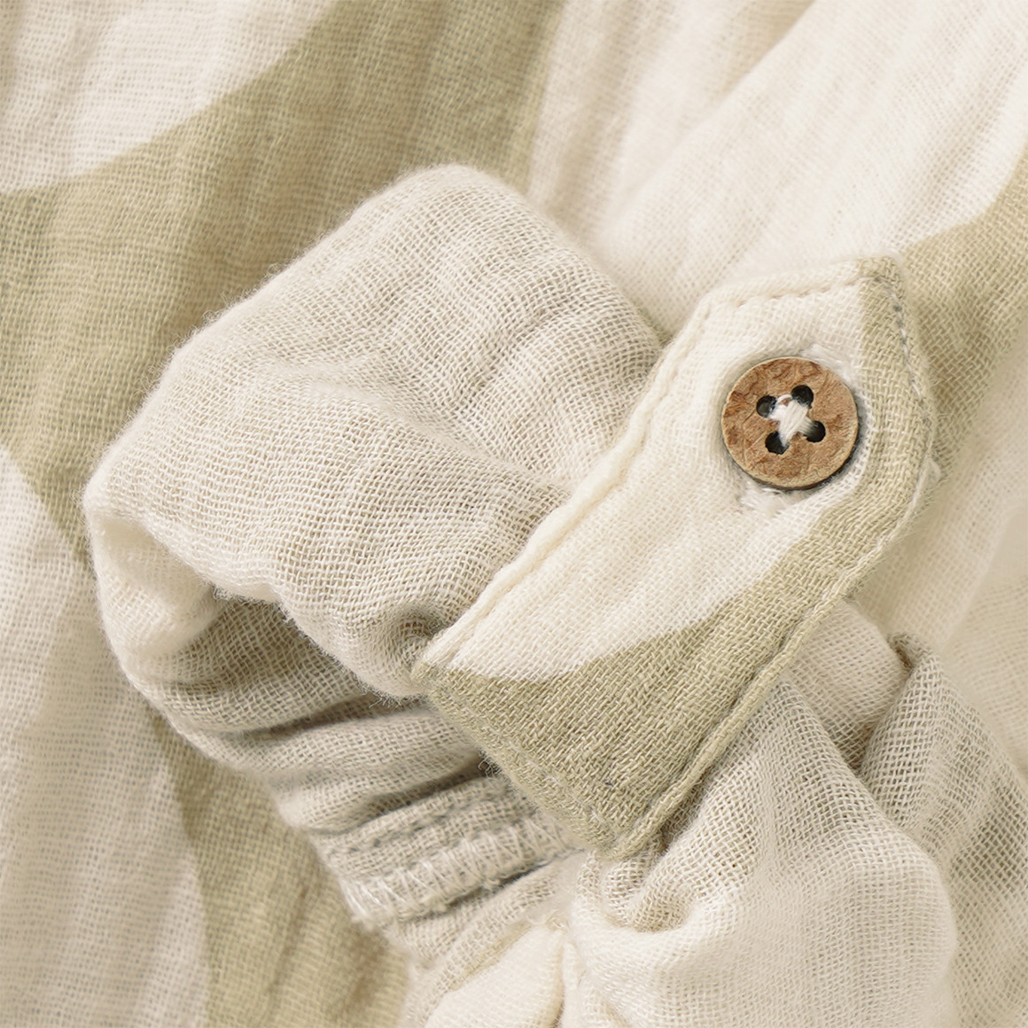Baby Musselinhemd mit Allover-Muster