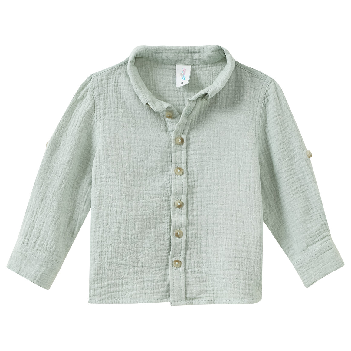 Baby Musselin-Hemd aus Bio-Baumwolle