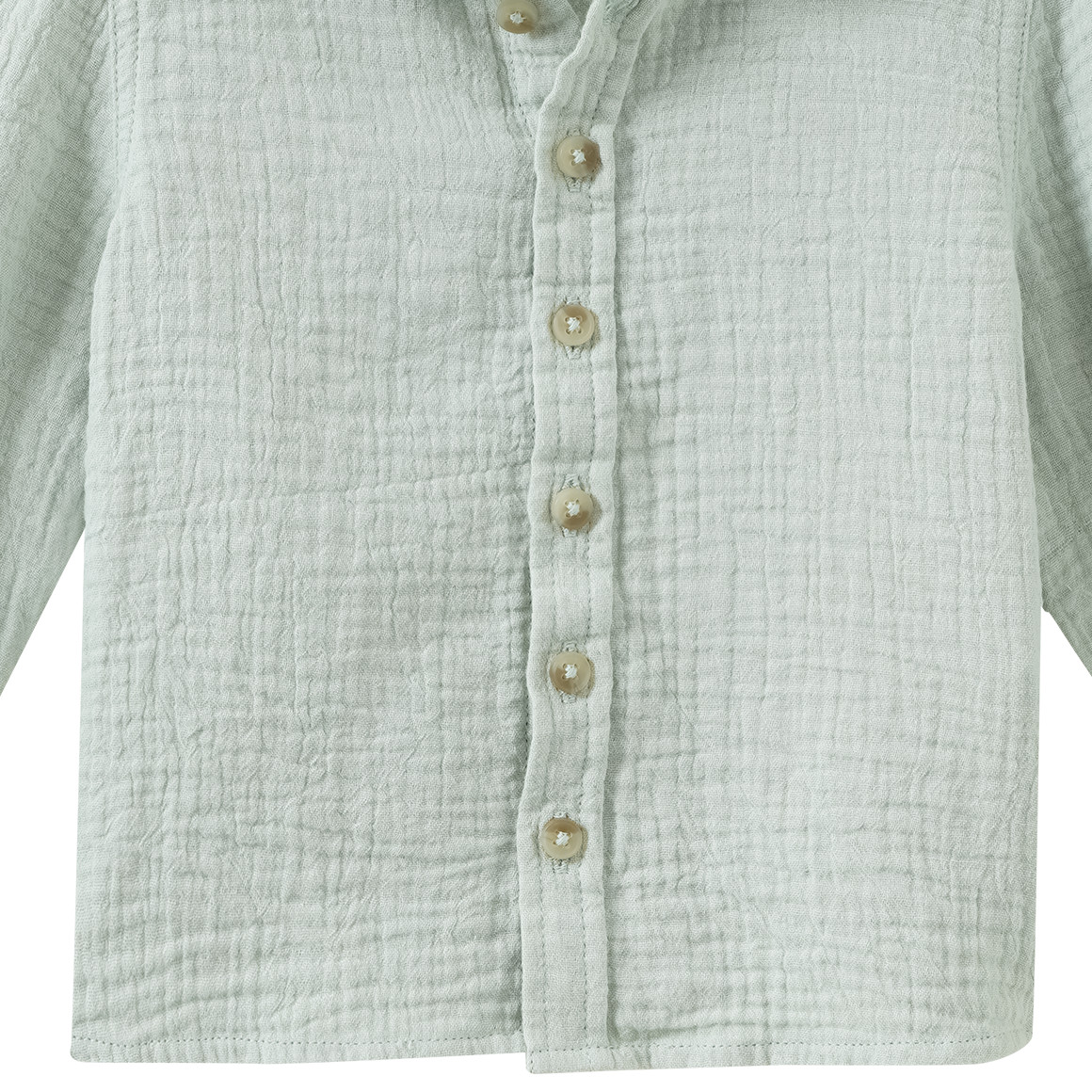 Baby Musselin-Hemd aus Bio-Baumwolle