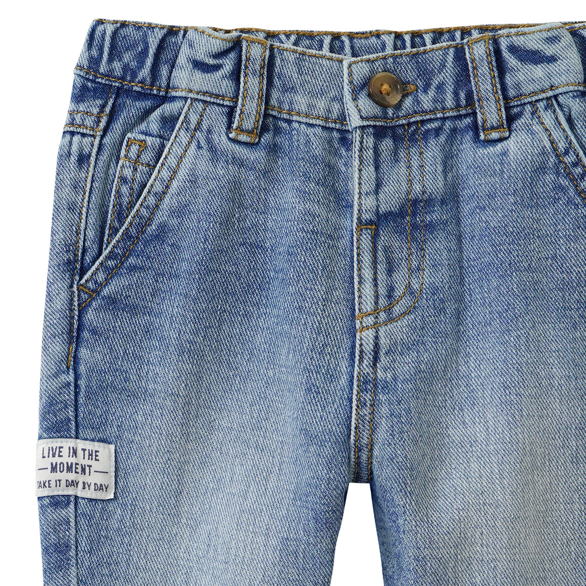 Baby Jeans aus Bio-Baumwolle
