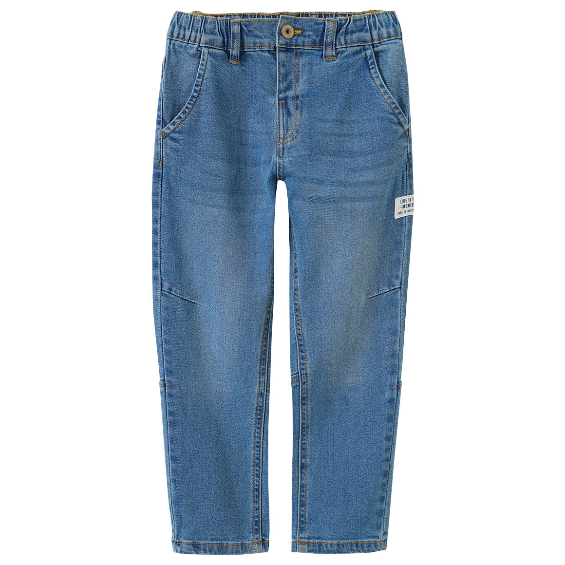 Jongensloose-fit-jeans met wijde pijpen