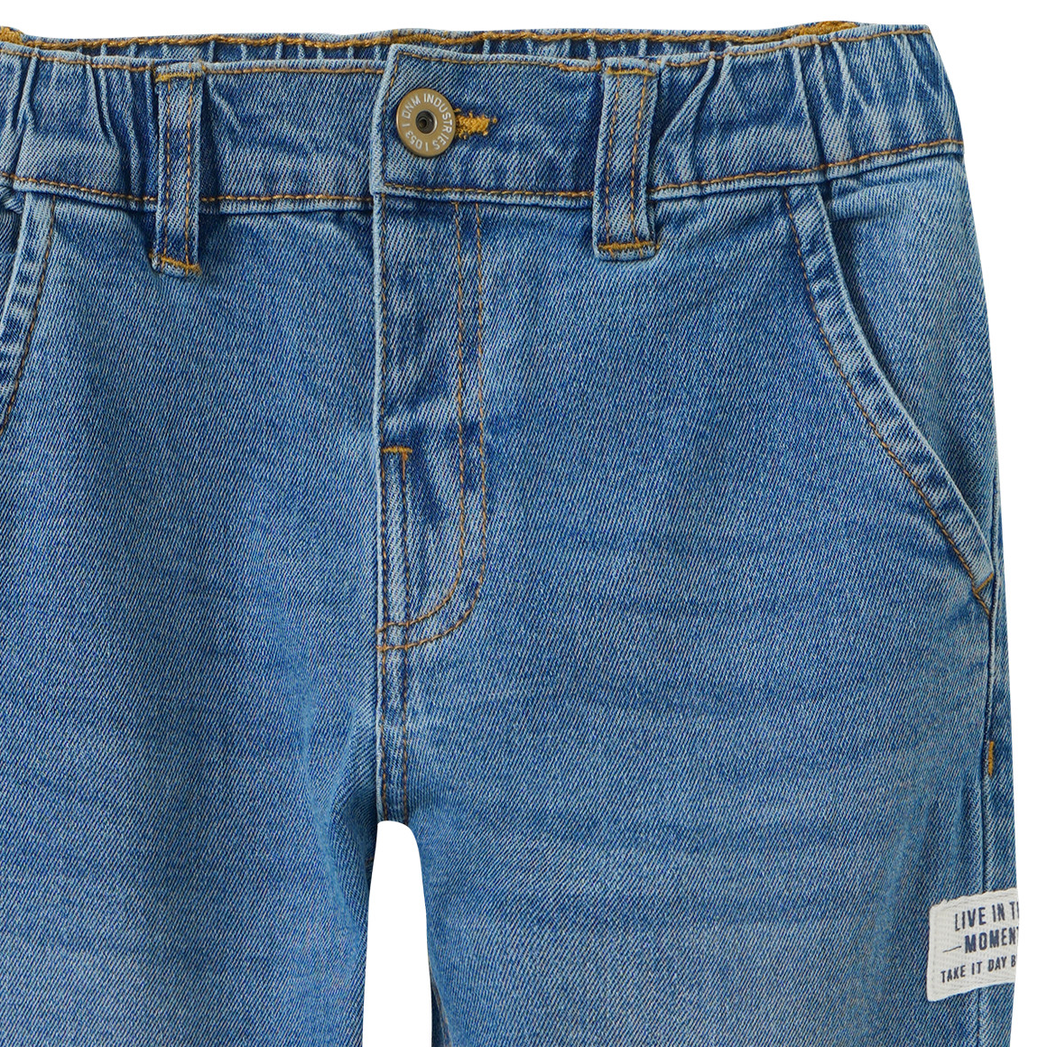 Jongensloose-fit-jeans met wijde pijpen