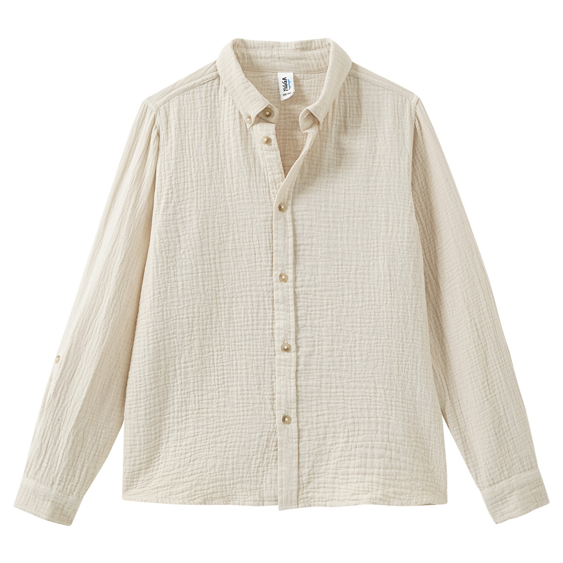 Jungen Musselin-Hemd aus Bio-Baumwolle