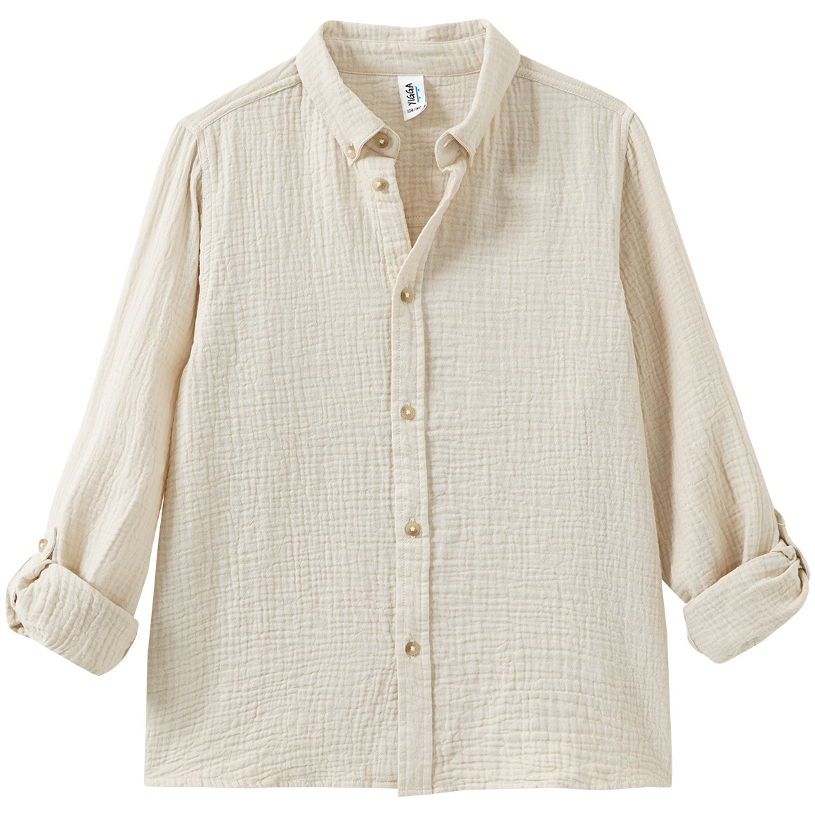 Jungen Musselin-Hemd aus Bio-Baumwolle