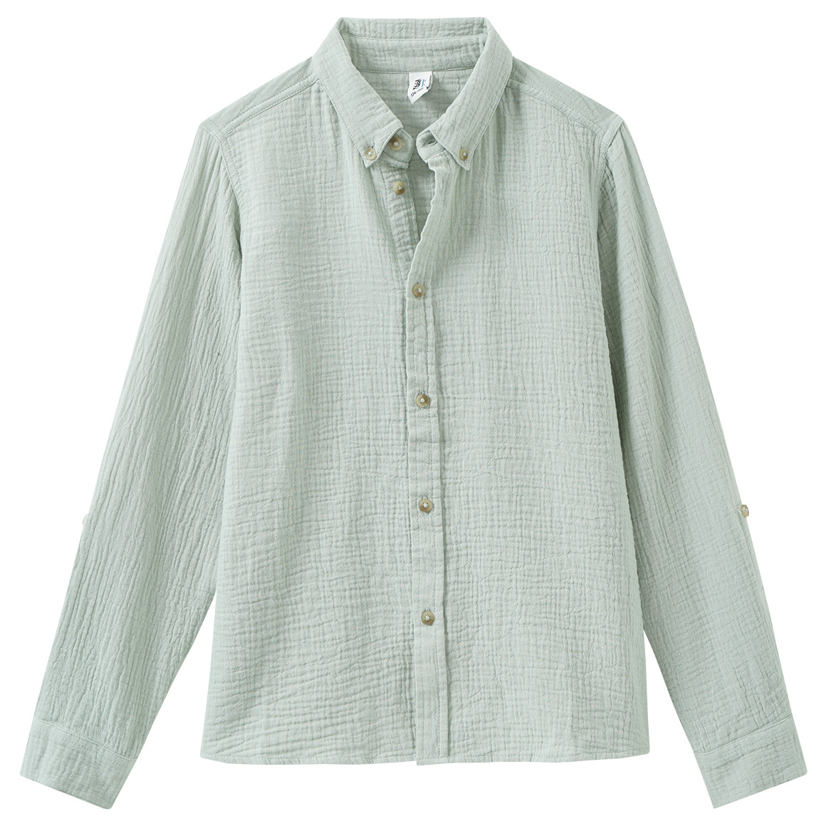 Jungen Musselin-Hemd aus Bio-Baumwolle