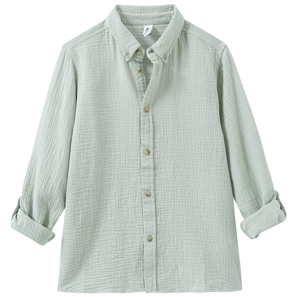Jungen Musselin-Hemd aus Bio-Baumwolle