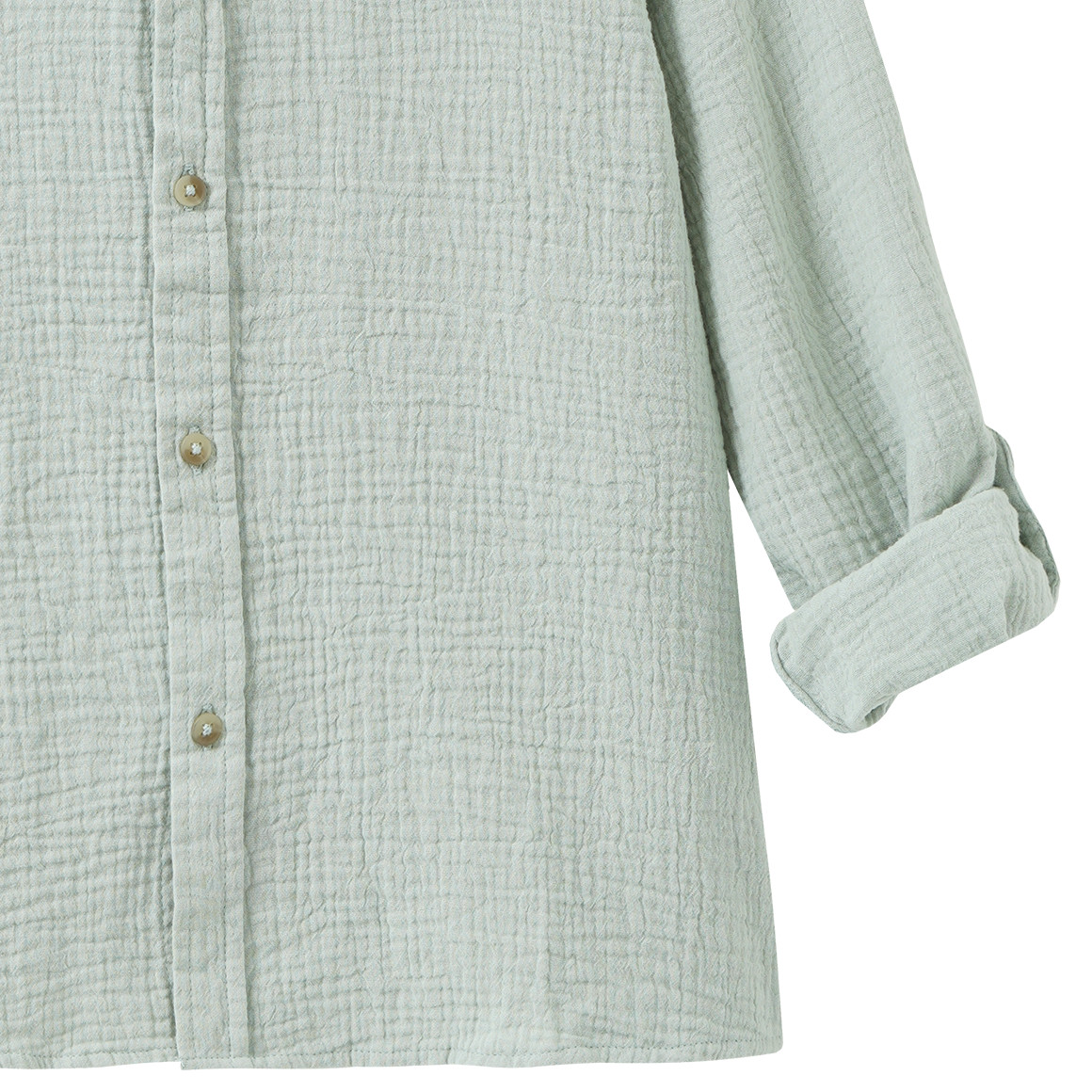 Jungen Musselin-Hemd aus Bio-Baumwolle