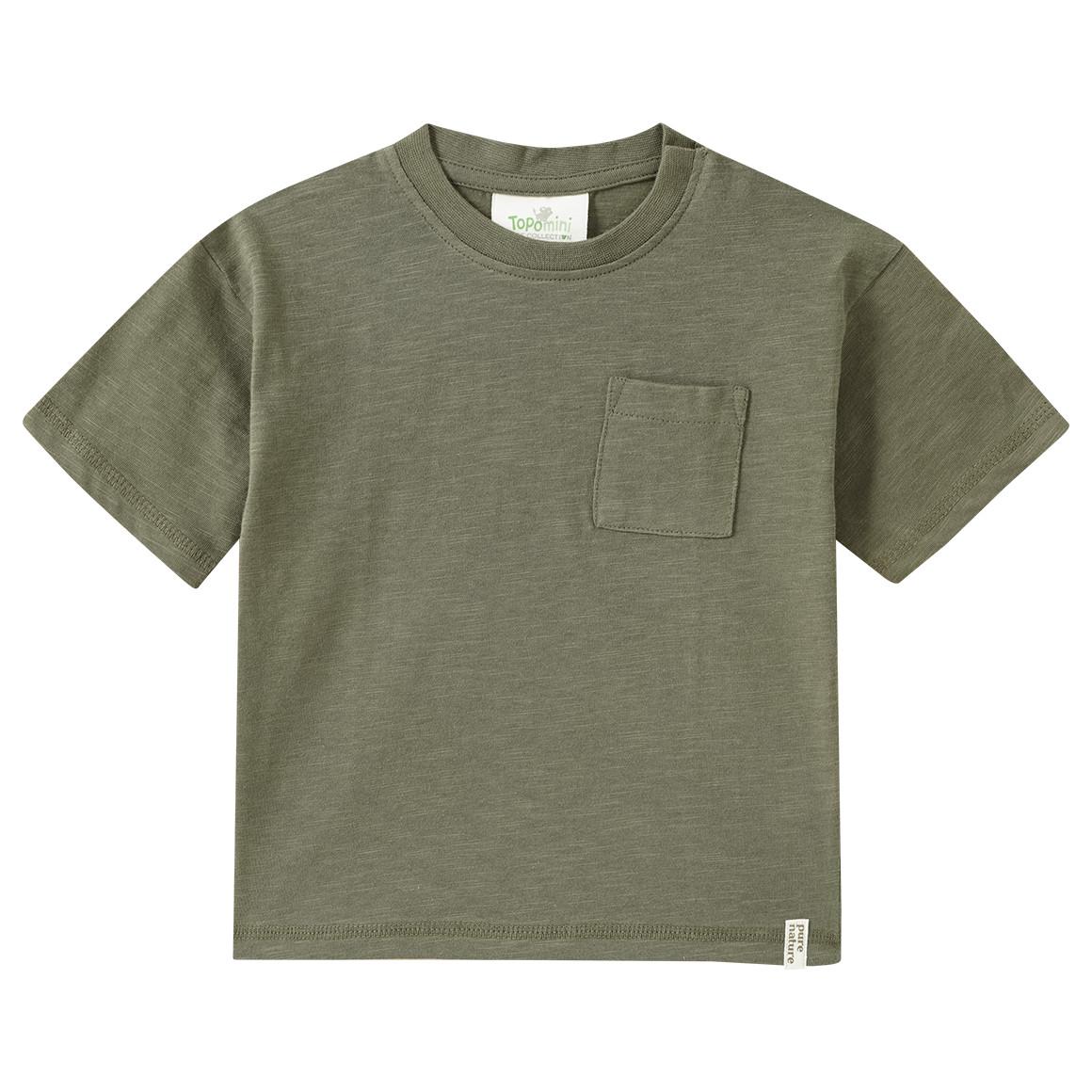 2 Baby T-Shirts mit Brusttasche