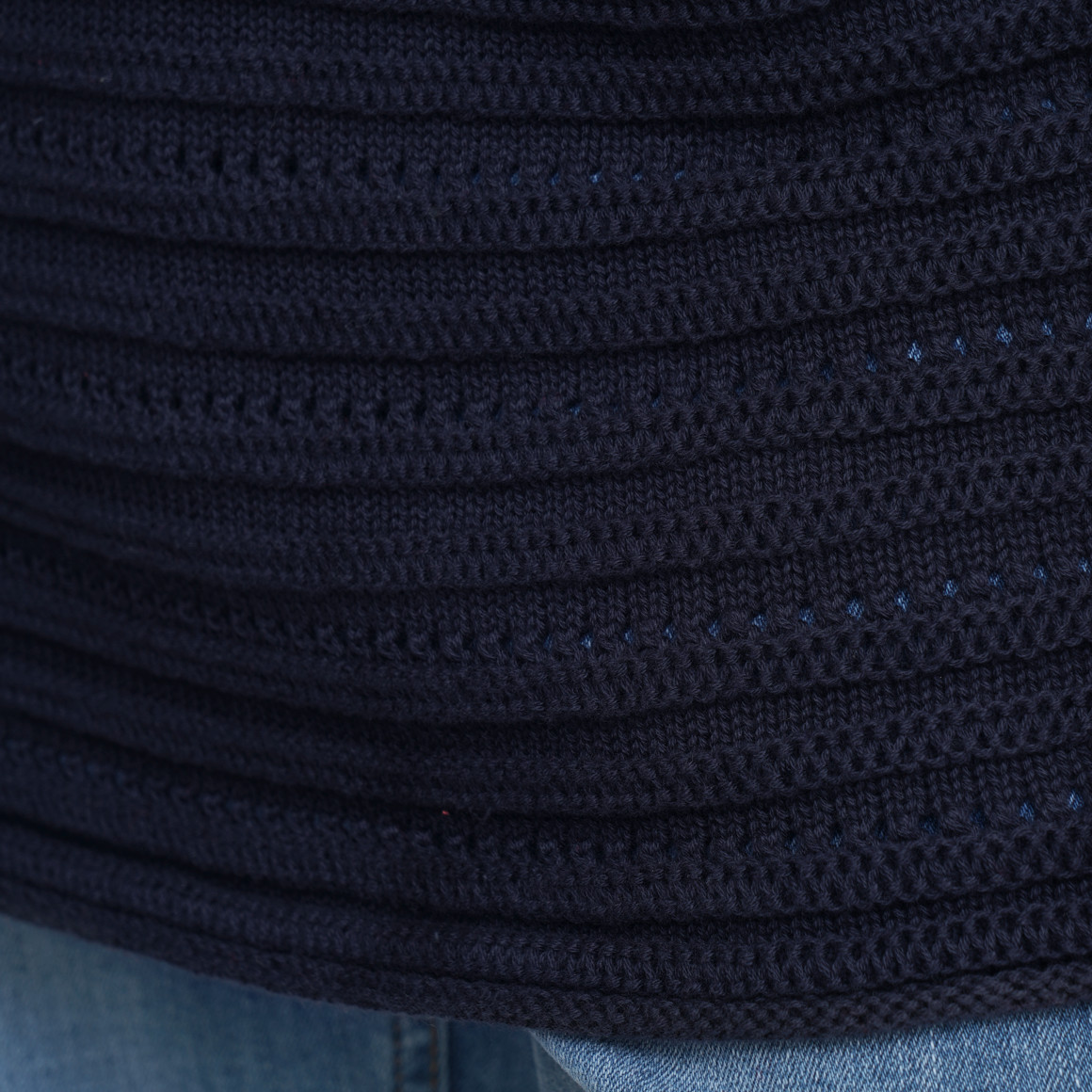 Damen Strickpullover mit Ajourmuster