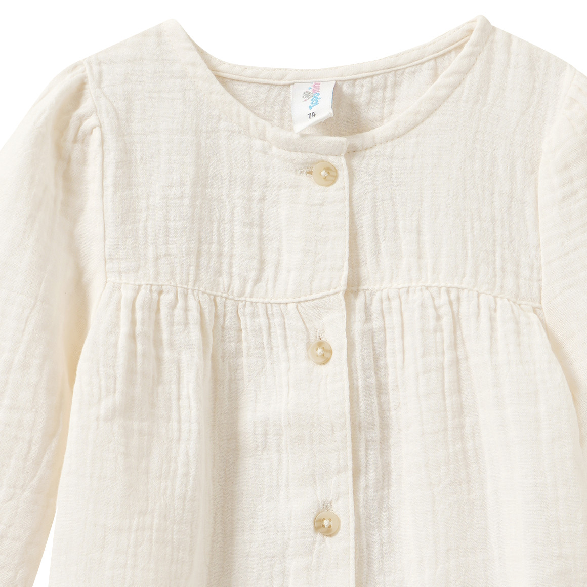 Baby Musselin-Bluse aus Bio-Baumwolle