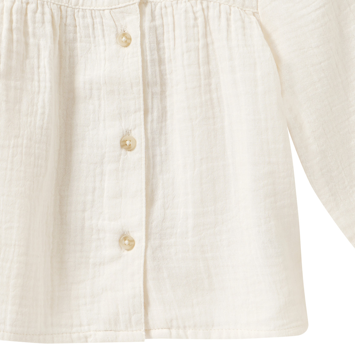 Baby Musselin-Bluse aus Bio-Baumwolle