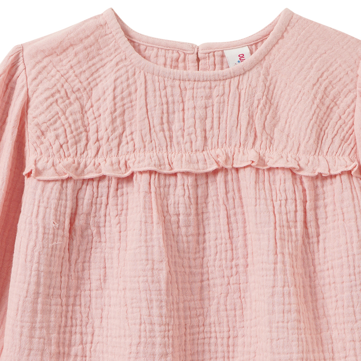 Mädchen Musselin-Bluse mit Rüschen