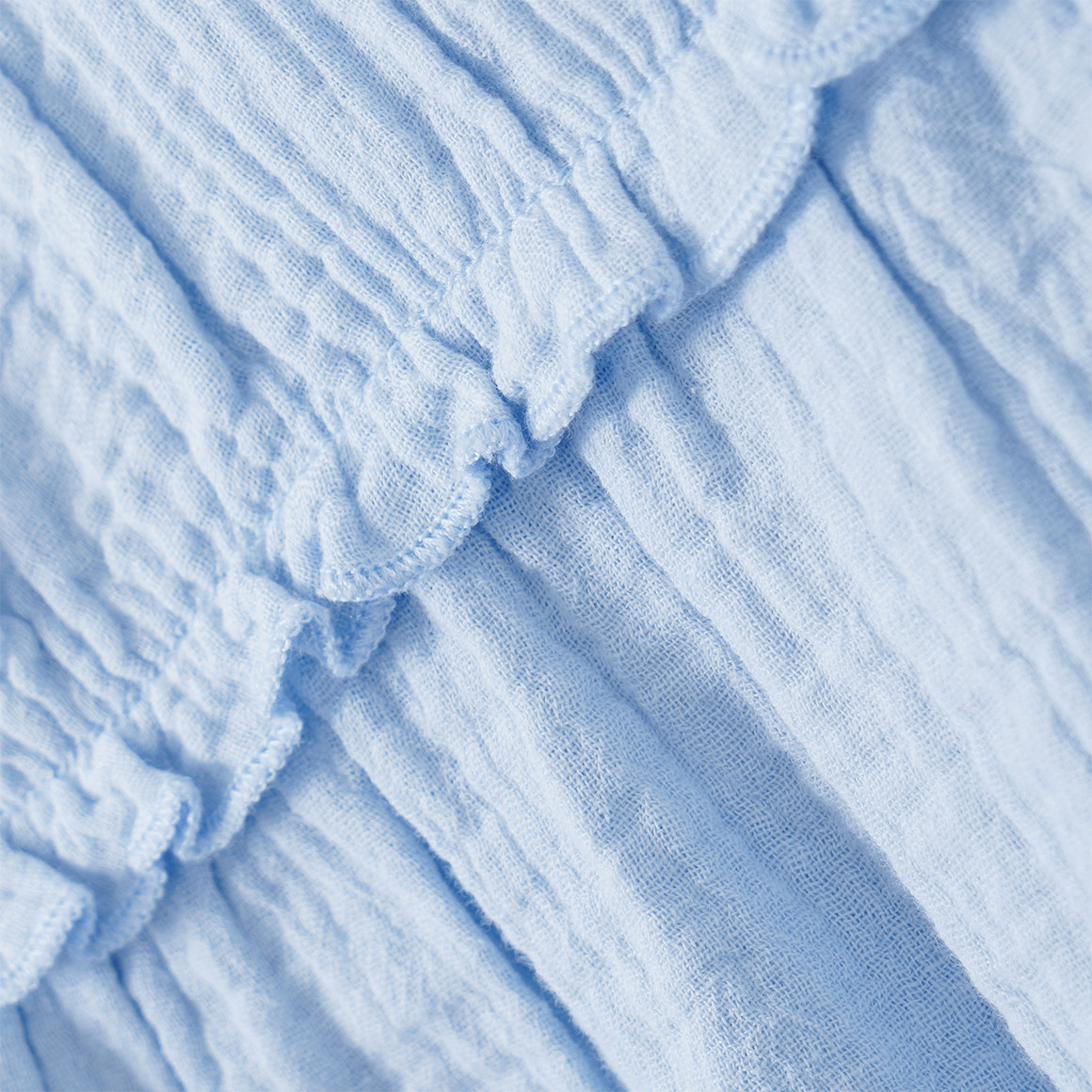 Mädchen Musselin-Bluse mit Rüschen