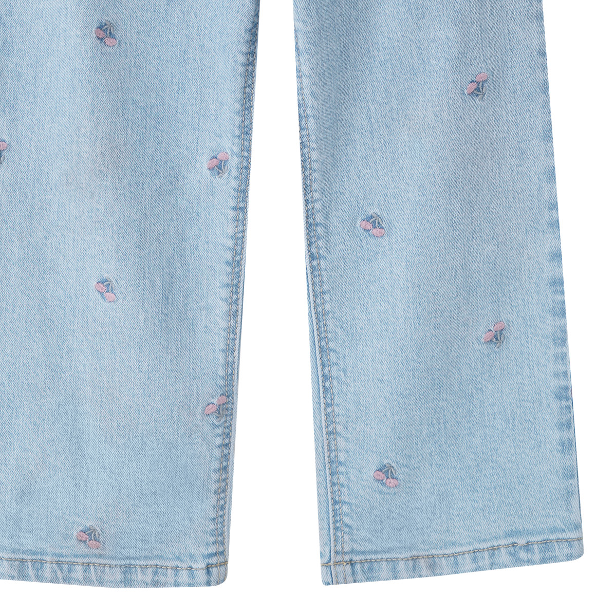 Mädchen Straight-Jeans mit Bio-Baumwolle