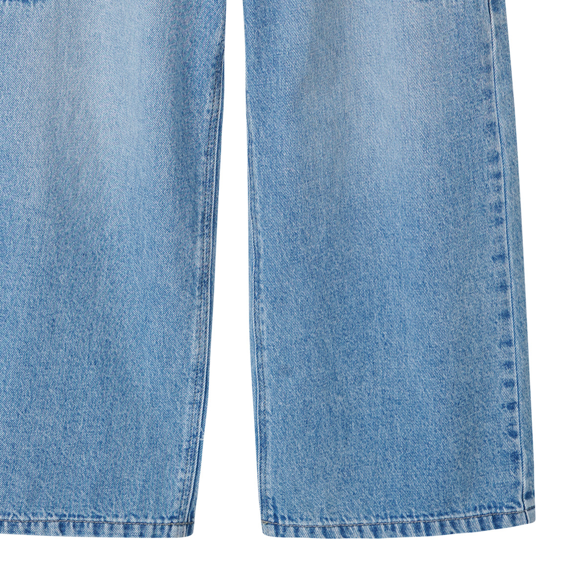 Mädchen Wide-Leg-Jeans mit Beintaschen
