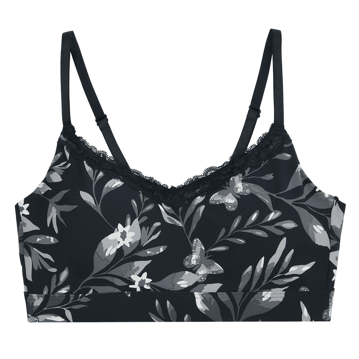 Damen Bustier mit floralem Print