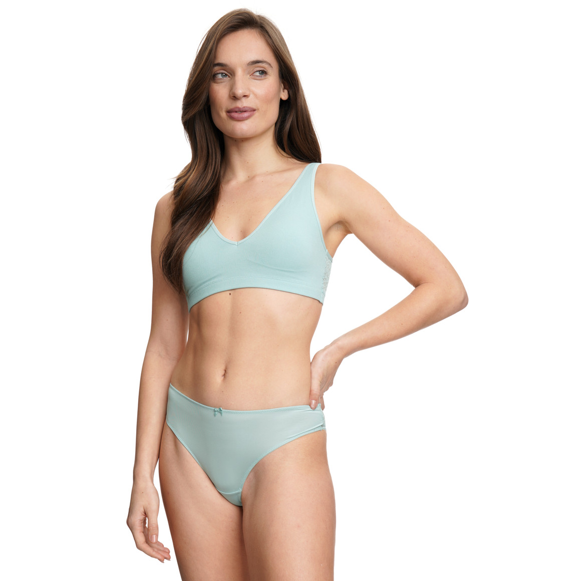 3 Damen Strings mit Spitze