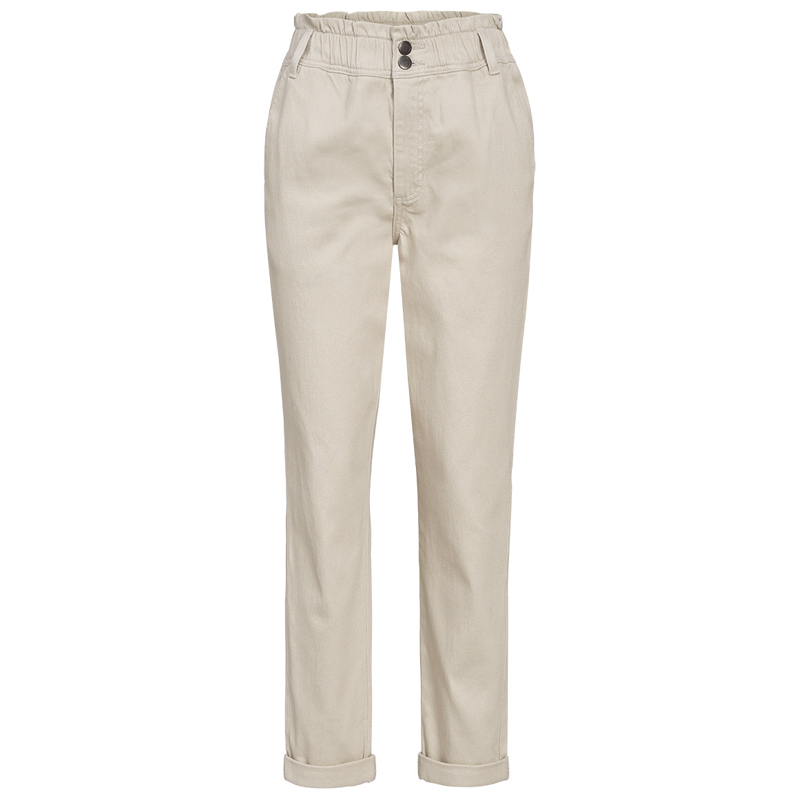 Damen Hose mit Paperbag-Bund