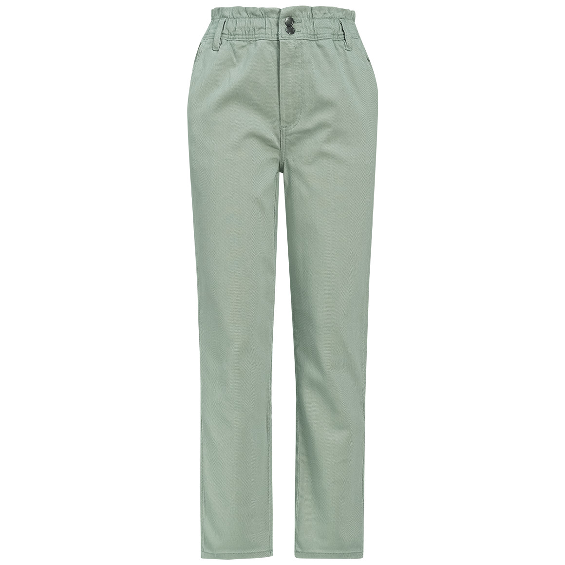 Damen Hose mit Paperbag-Bund