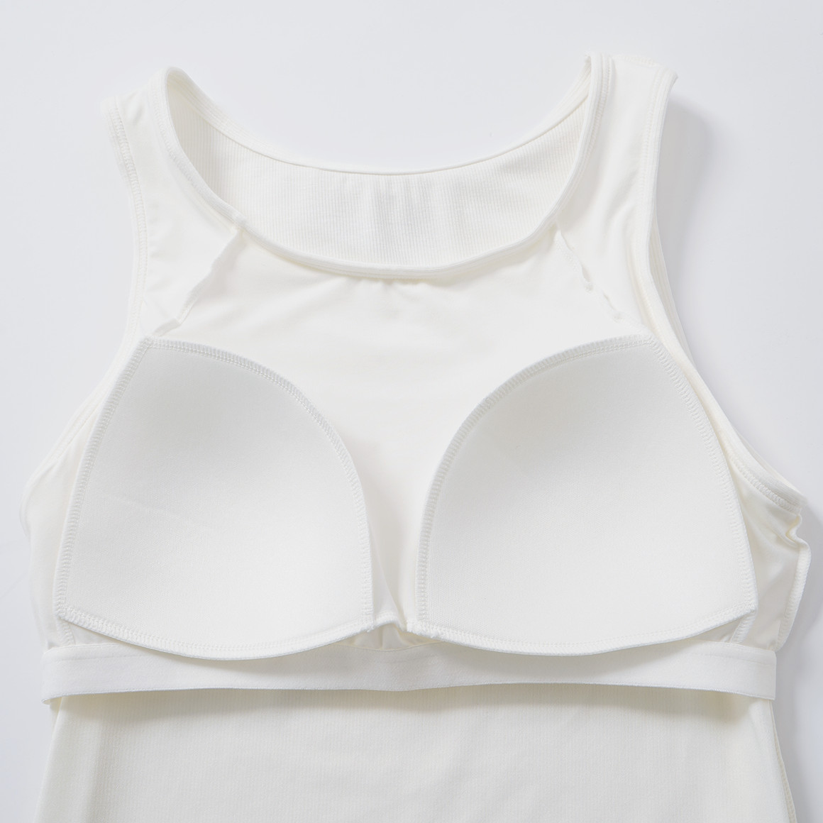 Damen Bustier-Top in Feinripp-Qualität