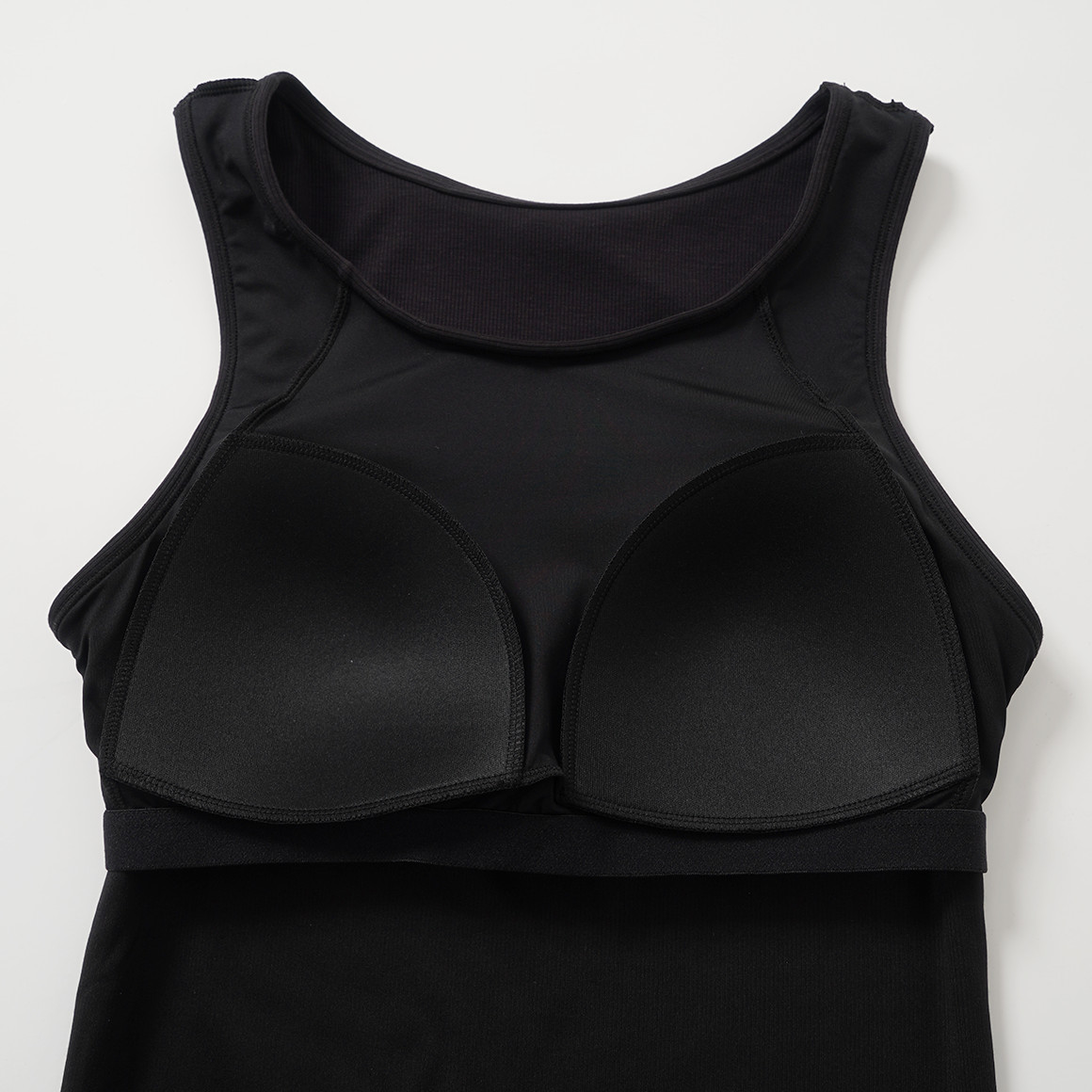 Damen Bustier-Top in Feinripp-Qualität