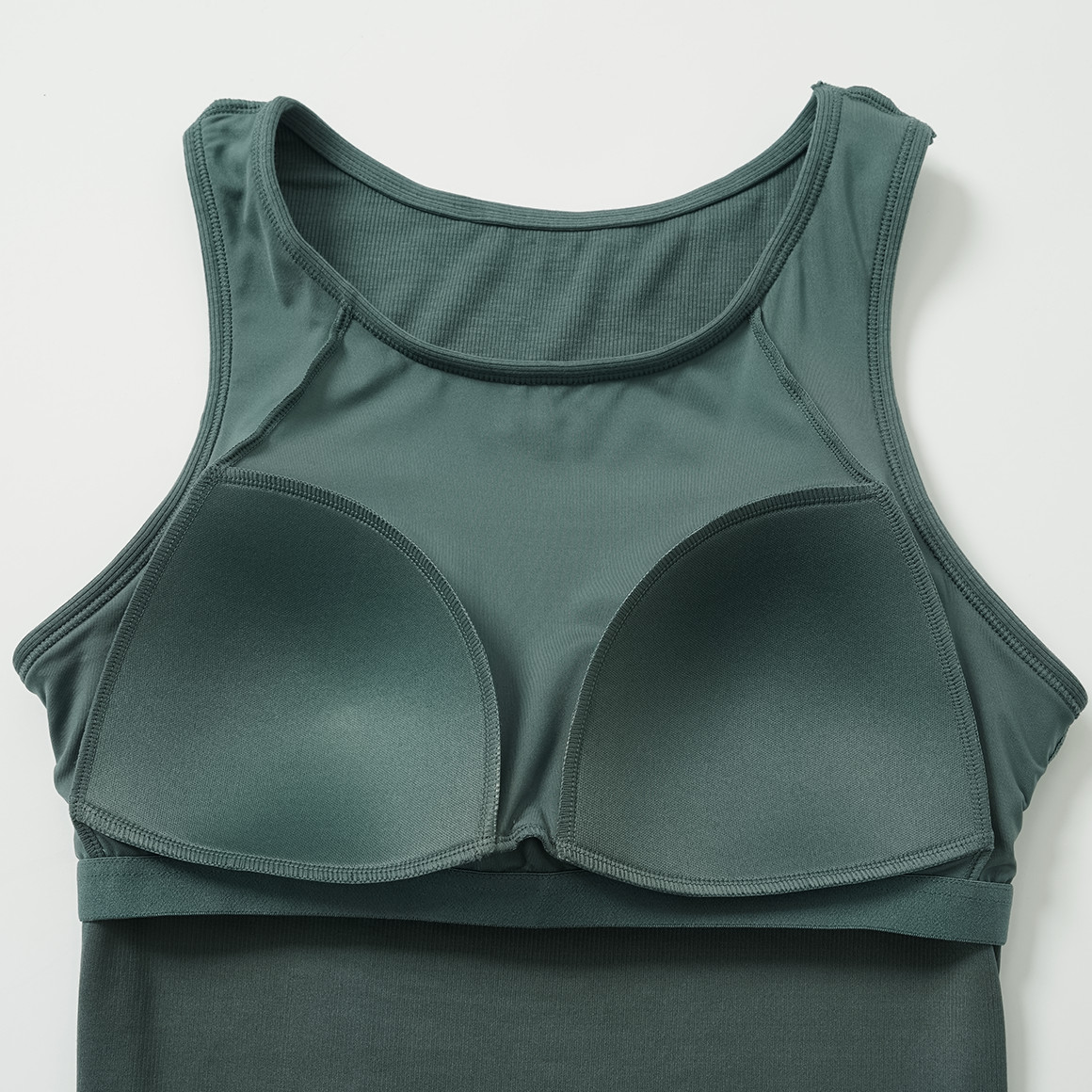 Damen Bustier-Top in Feinripp-Qualität