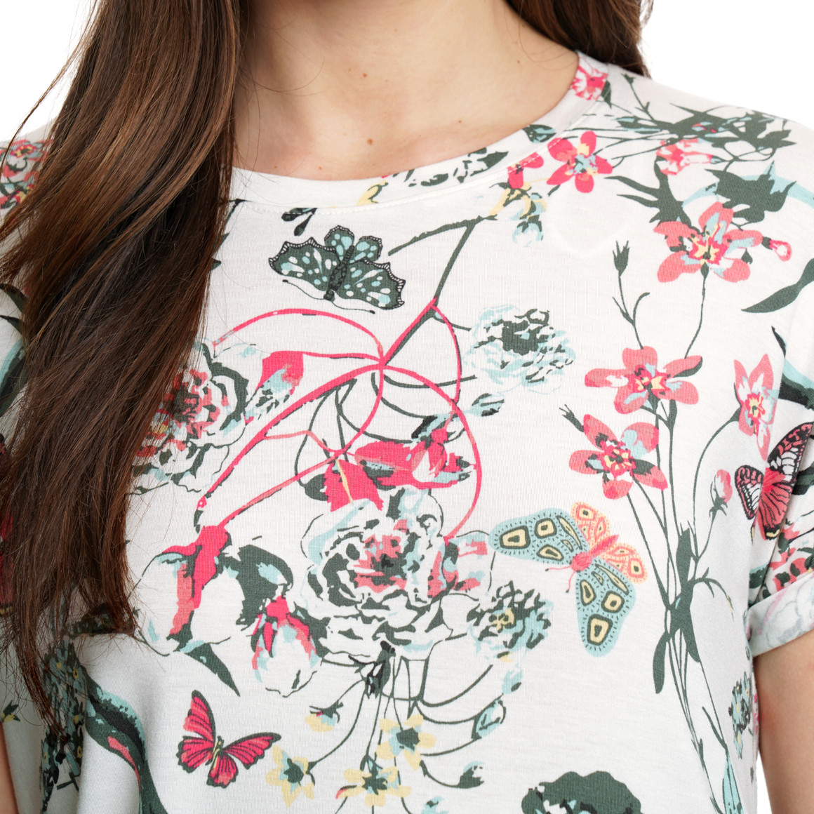 Damen Schlafshirt mit Allover-Print