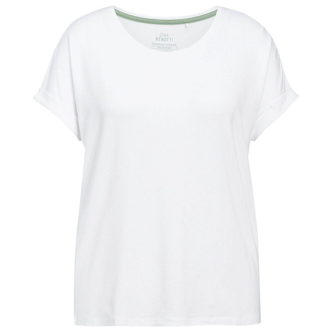 Damen T-Shirt mit fixierten Turn-ups