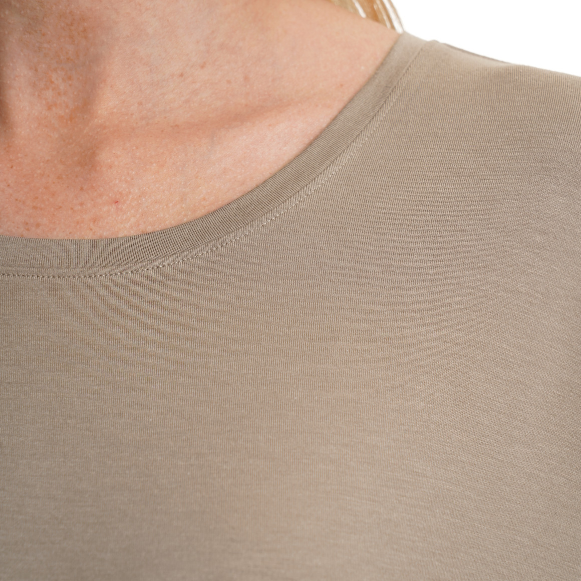 Damen T-Shirt mit fixierten Turn-ups