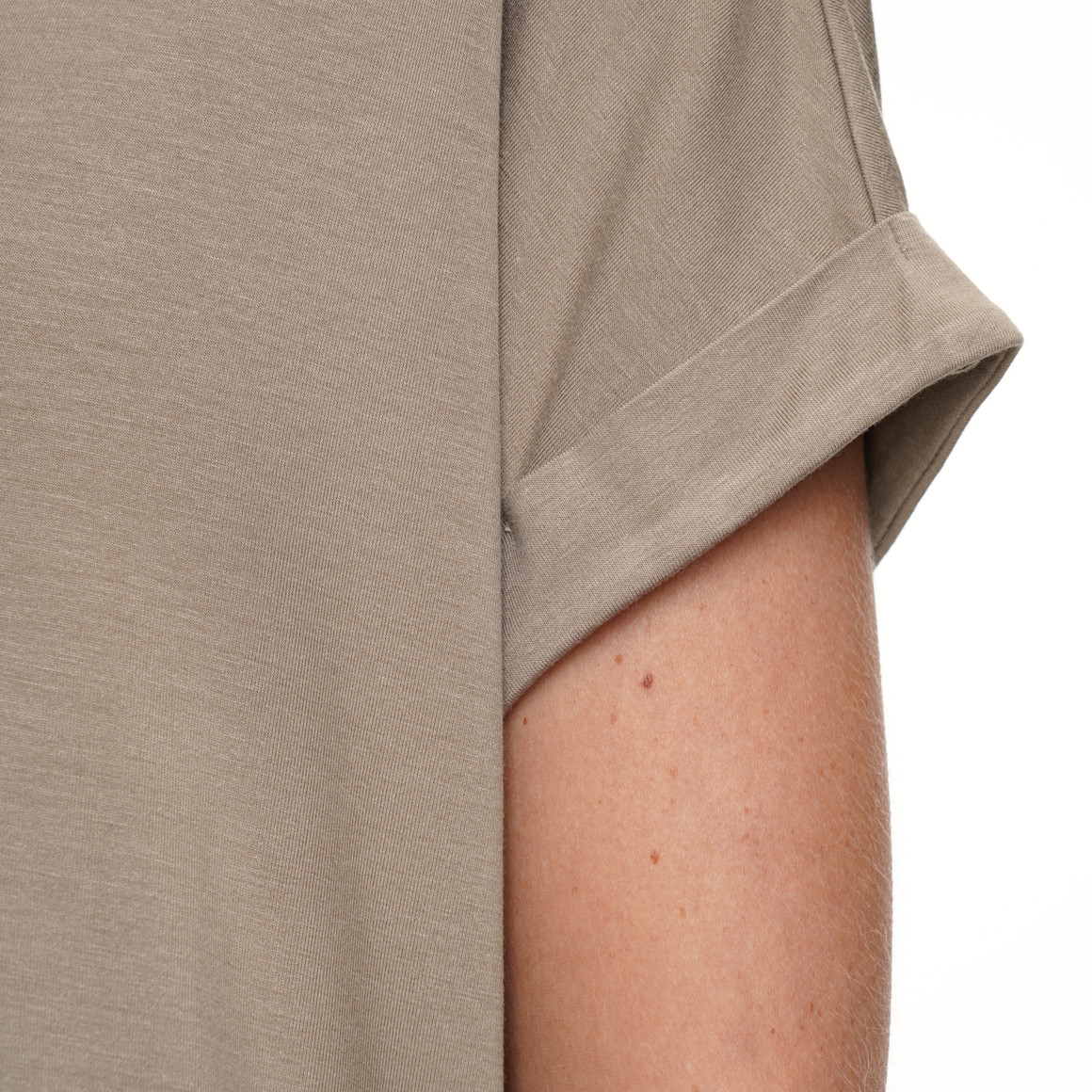 Damen T-Shirt mit fixierten Turn-ups