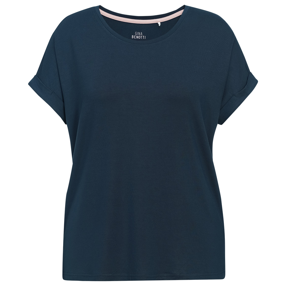 Damen T-Shirt mit fixierten Turn-ups