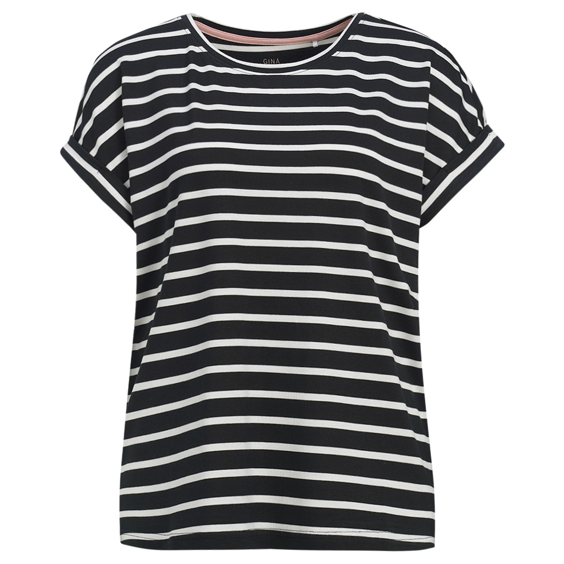 Damen T-Shirt mit fixierten Turn-ups