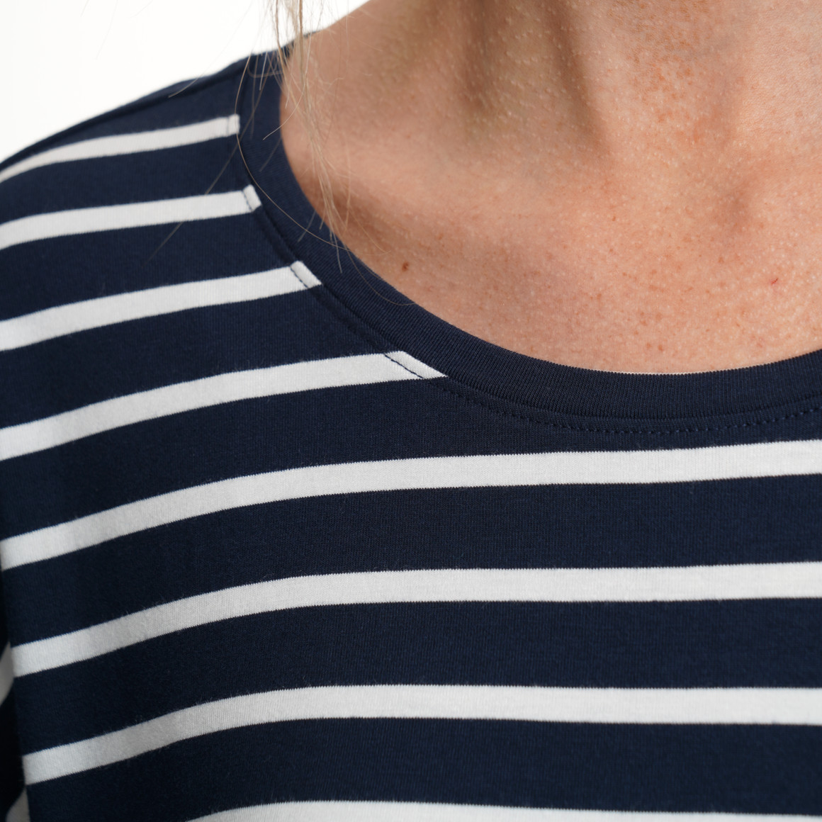 Damen T-Shirt mit fixierten Turn-ups