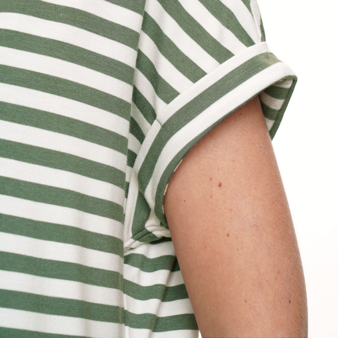 Damen T-Shirt mit fixierten Turn-ups