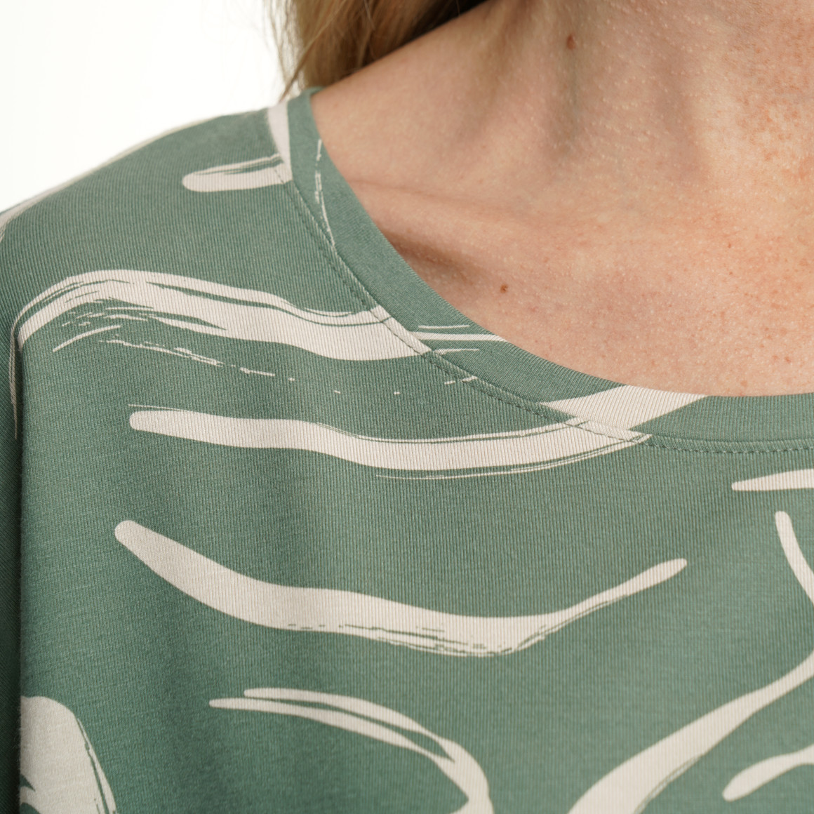 Dames T-shirt van viscose-mix