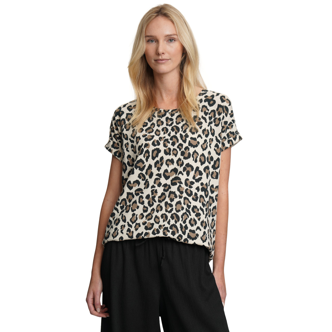 Dames T-shirt van viscose-mix