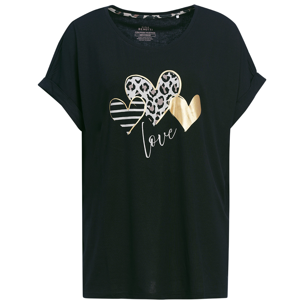 Dames T-shirt van viscose-mix