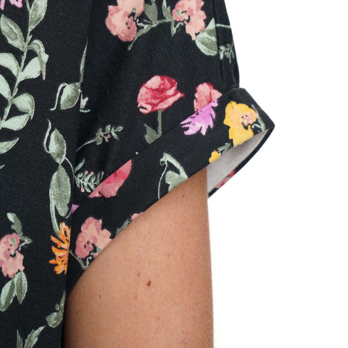 Damen T-Shirt mit überschnittenen Ärmeln